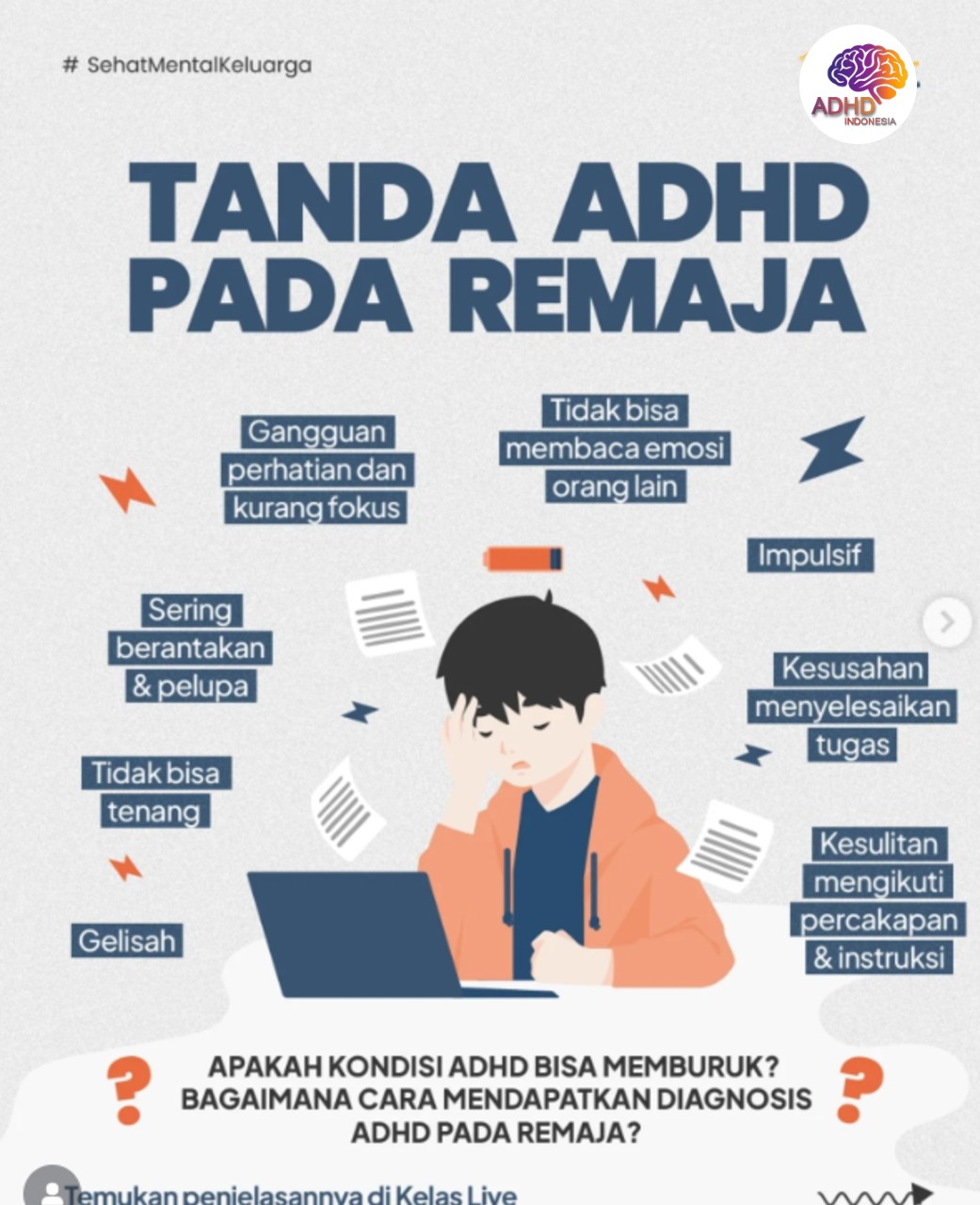 Screening ADHD Non-Diagnostik: Edukasi Awal bagi Orang Tua di Kabupaten Garut